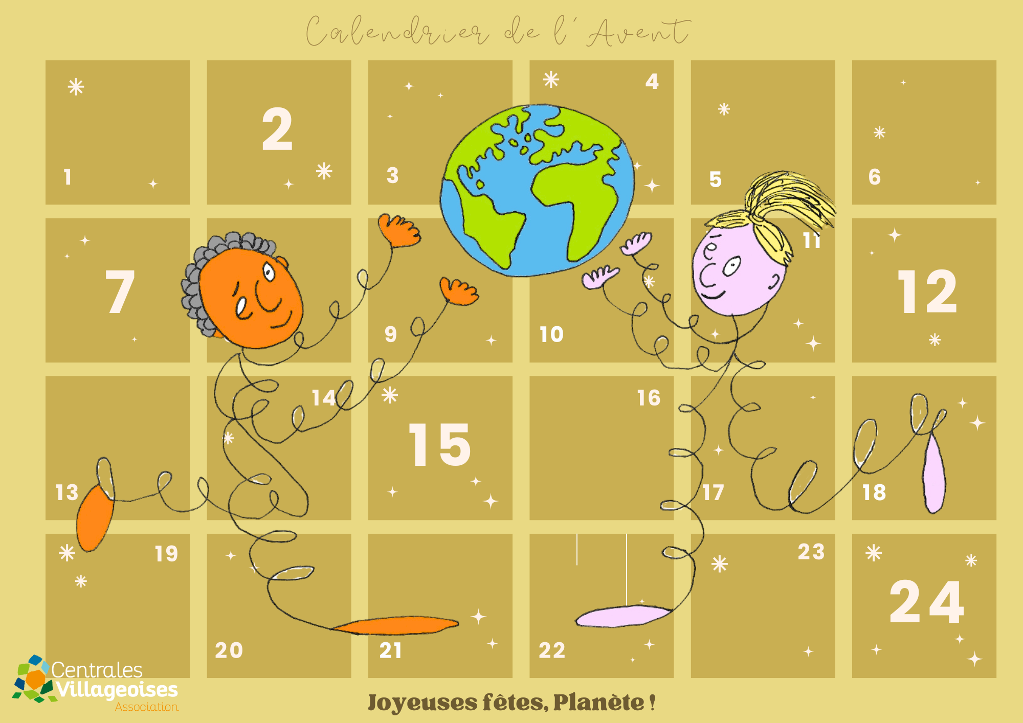 Page de garde calendrier