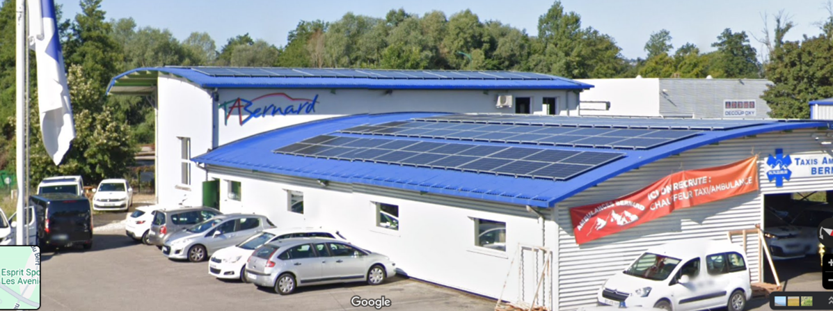 Toiture courbe avec PV Les Avenières