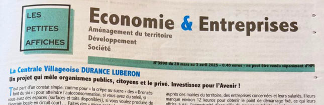 Article Presse CV Durance Luberon